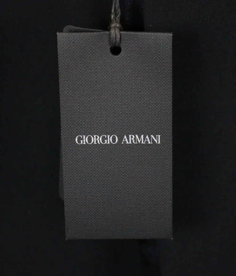 $2595 Giorgio Armani Blazer 42 R (52 EU) Wool Dark Navy One Button Tuxedo Italy